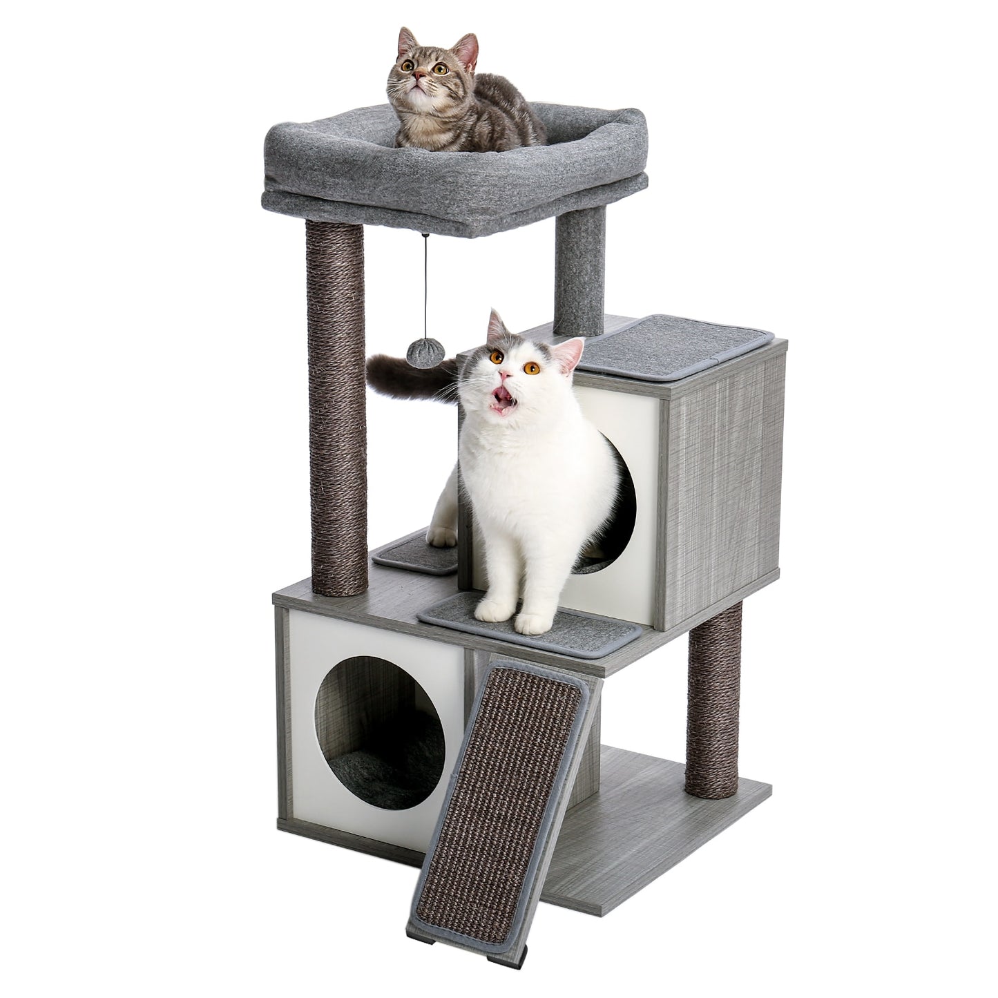 Cat's Tree Tower Condo Scratcher Home Furniture Pets House Hammock Cats Climbing Furniture Pets House Hammock Cat's Tree Tower